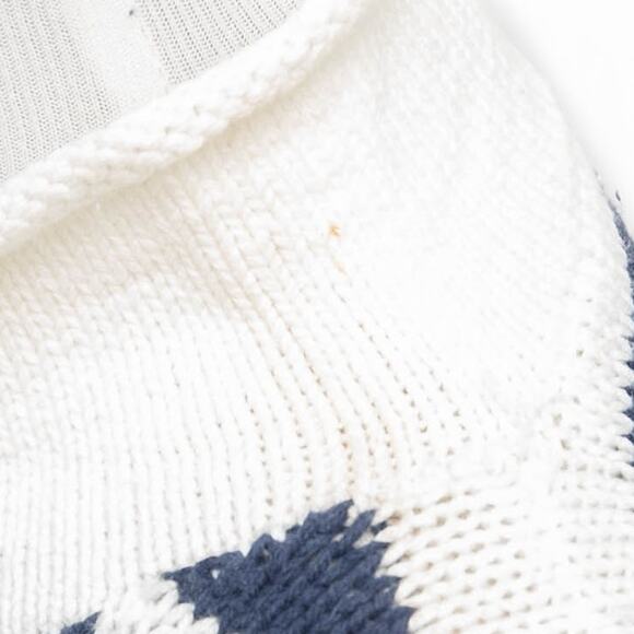 Vintage Harold's White & Blue Striped Palm Tree Sailboat Sweater Size Large - Picture 6 of 12